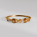 BRACELETE NUANCES MARROM DOURADO