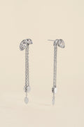 BRINCO LONGO LILY PRATEADO