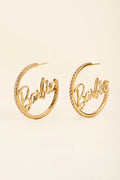 BRINCO ARGOLA BARBIE DOURADO