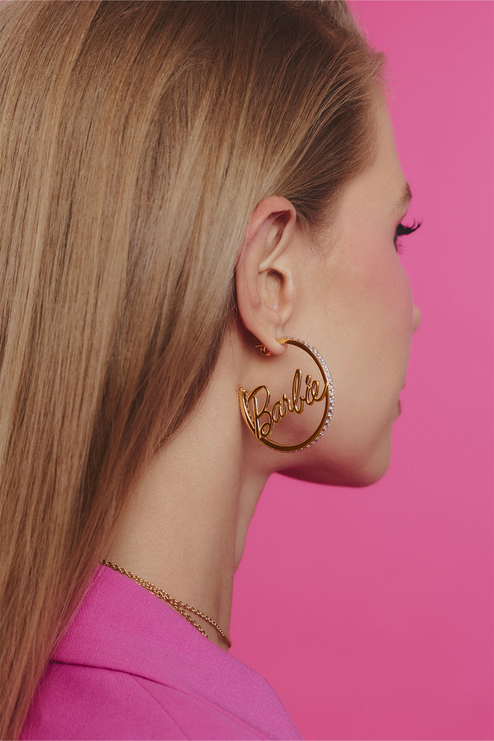 BRINCO ARGOLA BARBIE DOURADO