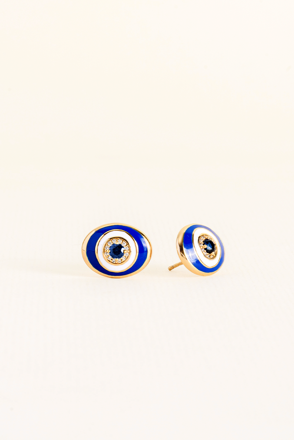 BRINCO INTUIÇÃO OLHO ESMALTADO DOURADO