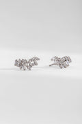 BR BRINCO OVAL ZIRCONIA PRATA 925 PRATEADO