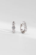 BR BRINCO ARGOLA ZIRCONIA REDONDA PRATA 925 TRANSPARENTE