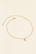 COLAR SOLITÁRIO GLOW GOTA 8MM DOURADO DOURADO