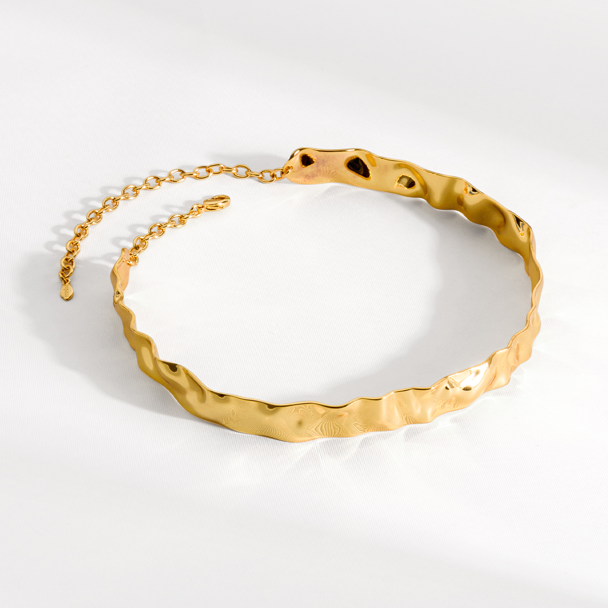 CL COLAR CHOKER TEXTURAS ZAYA DOURADO