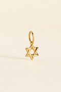 PINGENTE CHARM BAR ESTRELA DE DAVI DOURADO