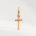 PINGENTE CHARM BAR CRUZ DOURADO