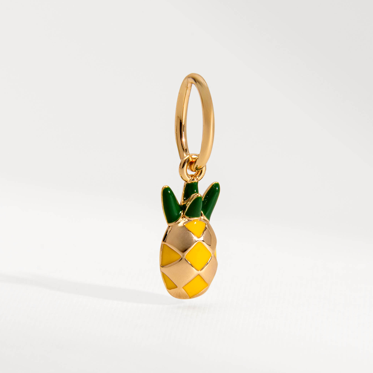 PINGENTE CHARM BAR ABACAXI DOURADO