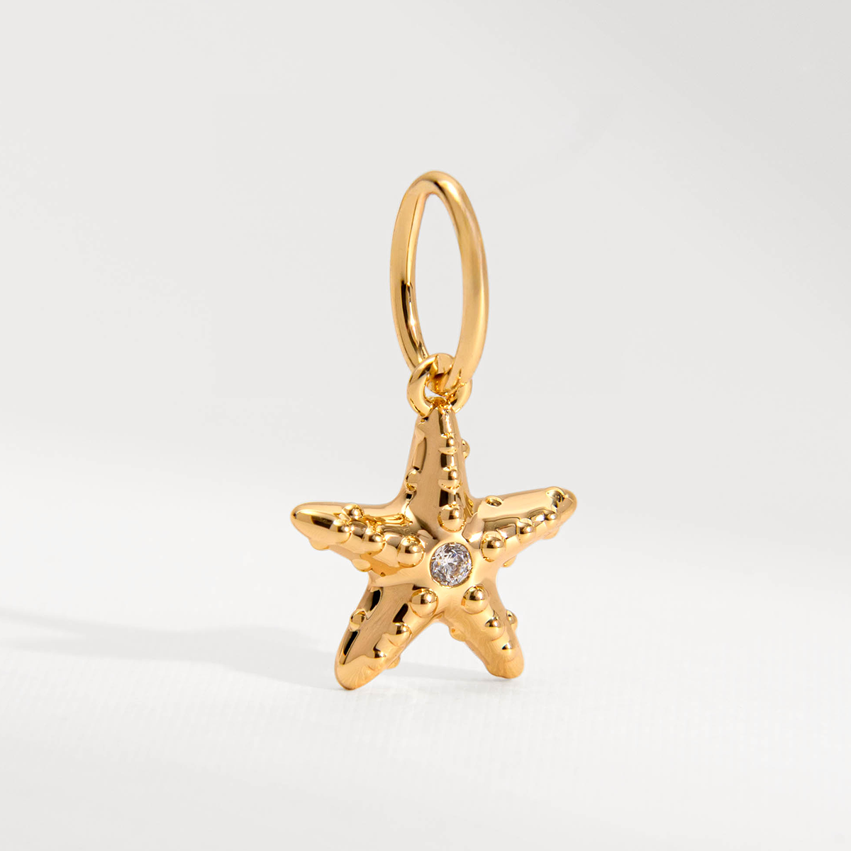 PINGENTE CHARM BAR ESTRELA DO MAR DOURADO