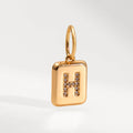 PINGENTE CHARM BAR H DOURADO