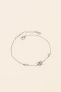 PULSEIRA BORBOLETA ZIRCONIA PRATA 925 PRATEADO