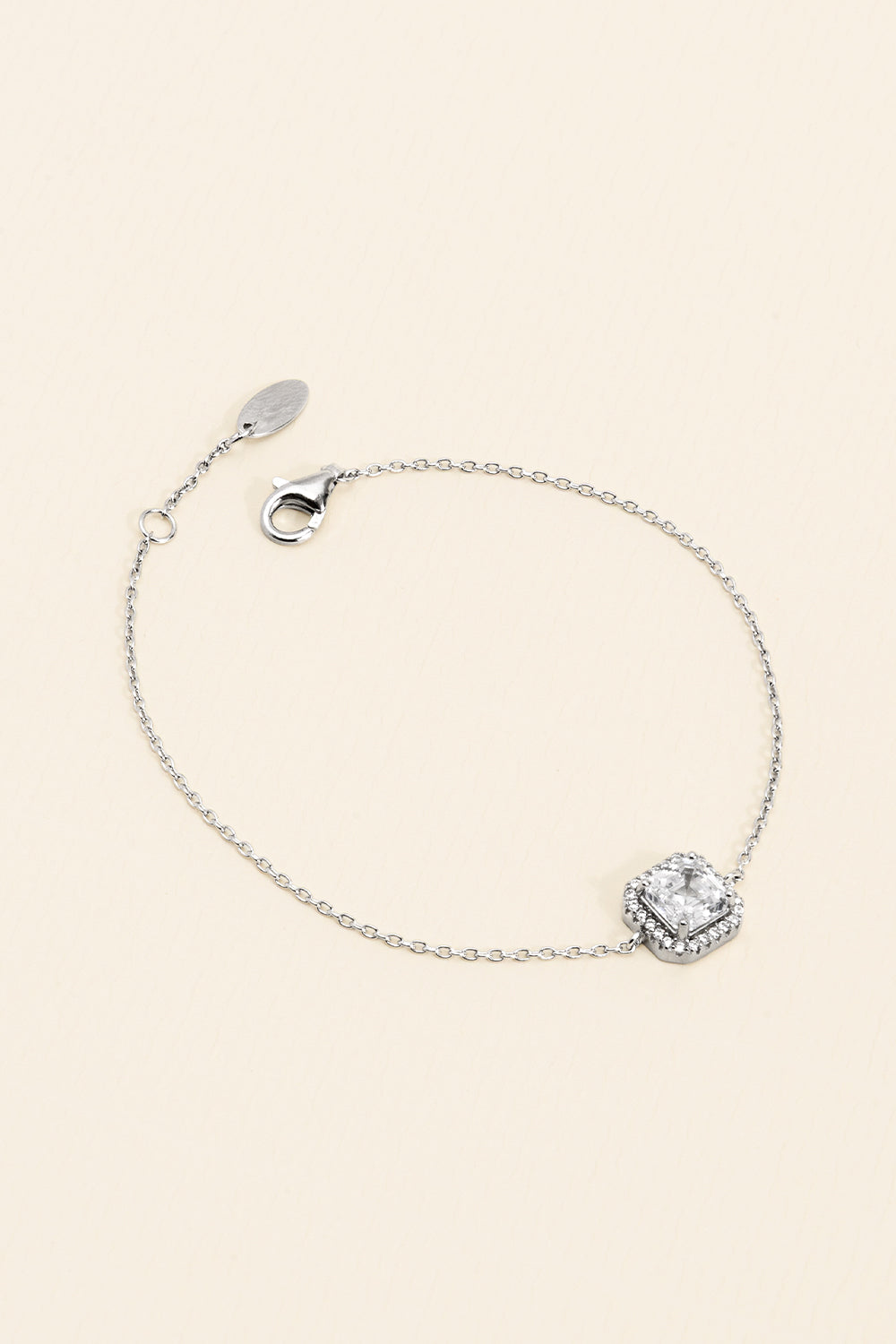 PULSEIRA ZIRCONIA PRINCESS PRATA 925 PRATEADO