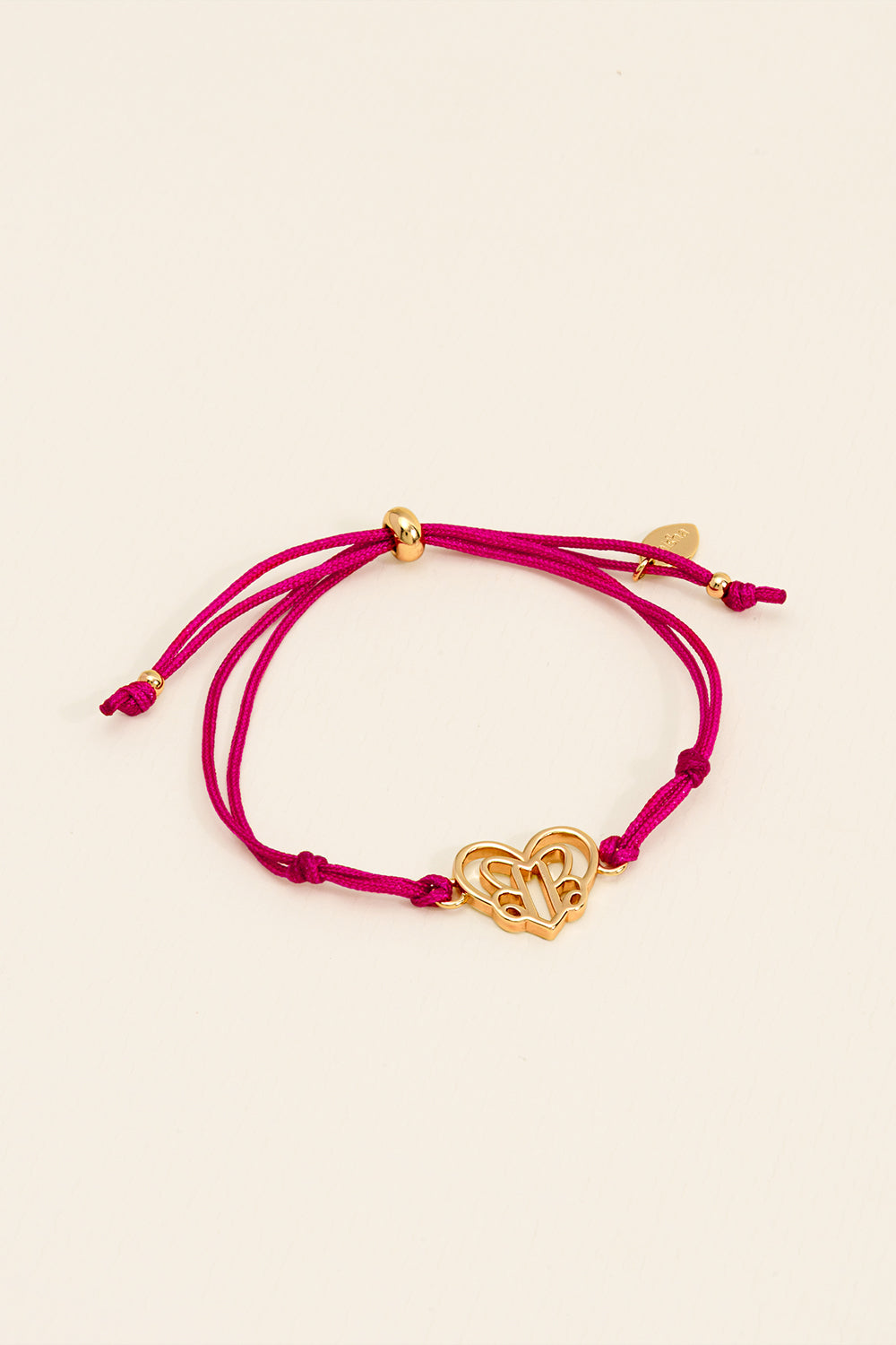 PL PULSEIRA CORDA ROSA CORACAO BARBIE DOURADO