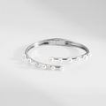 BRACELETE PÉROLAS HALO PRATEADO