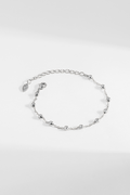 PULSEIRA CORRENTE BOLINHA PRATEADO