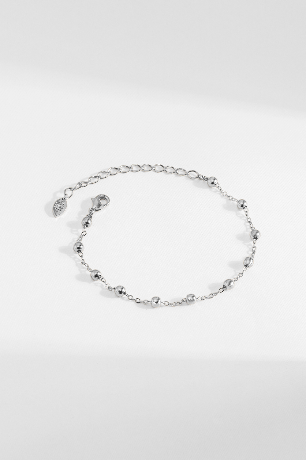PULSEIRA CORRENTE BOLINHA PRATEADO