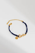 PULSEIRA WISHES SORTE AZUL DOURADO