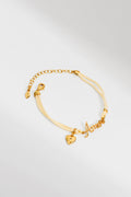 PULSEIRA WISHES AMOR OFF WHITE DOURADO