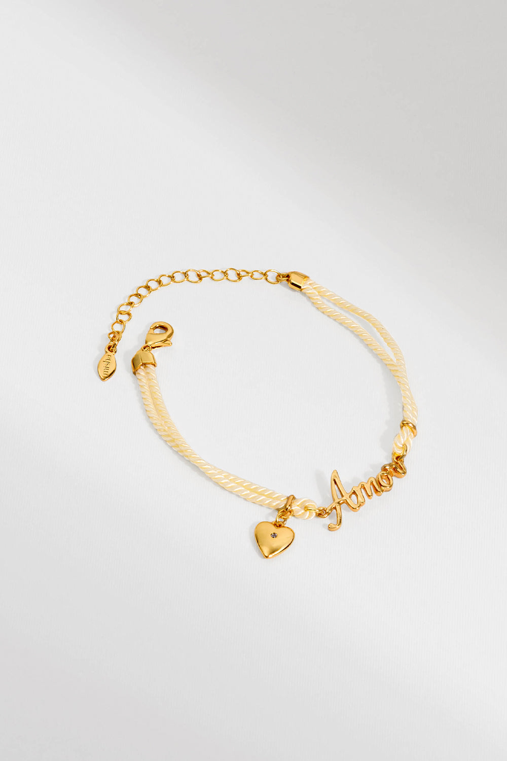 PULSEIRA WISHES AMOR OFF WHITE DOURADO