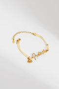 PULSEIRA WISHES PROTEÇÃO OFF WHITE DOURADO